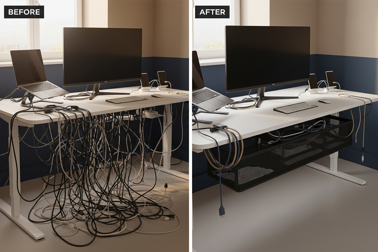 Cable Management Ideas: Before & After Transformations | 2026 Guide
